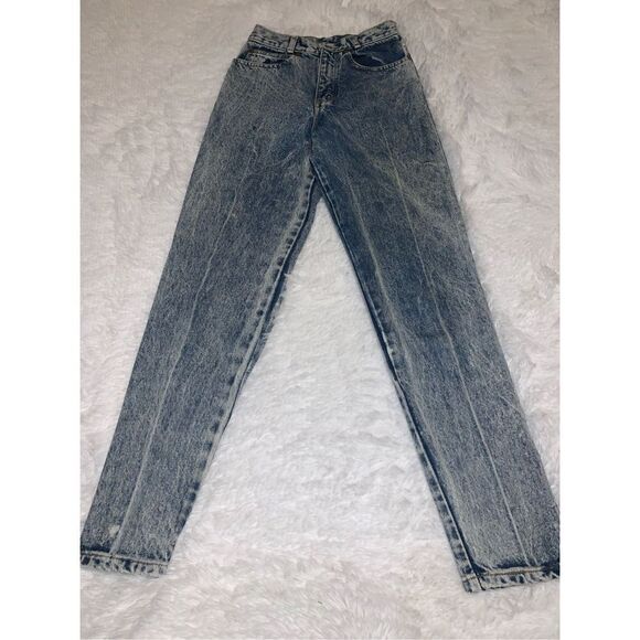 Vintage 80’s Acid Wash Jeans Palmetto’s USA Size 5 - Picture 8 of 16